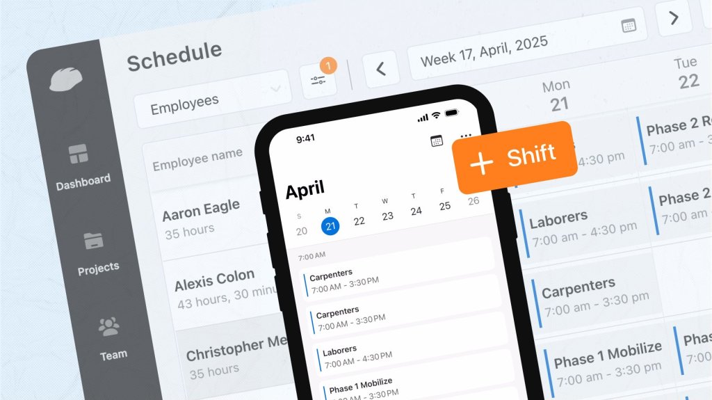 Raken construction scheduling app.