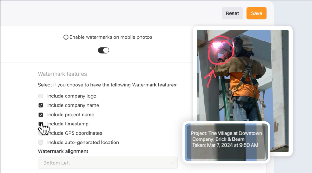 Raken photo with watermark.